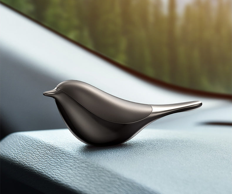 Deodorante per auto a forma di uccellino con coperchio magnetico e 2 ricariche