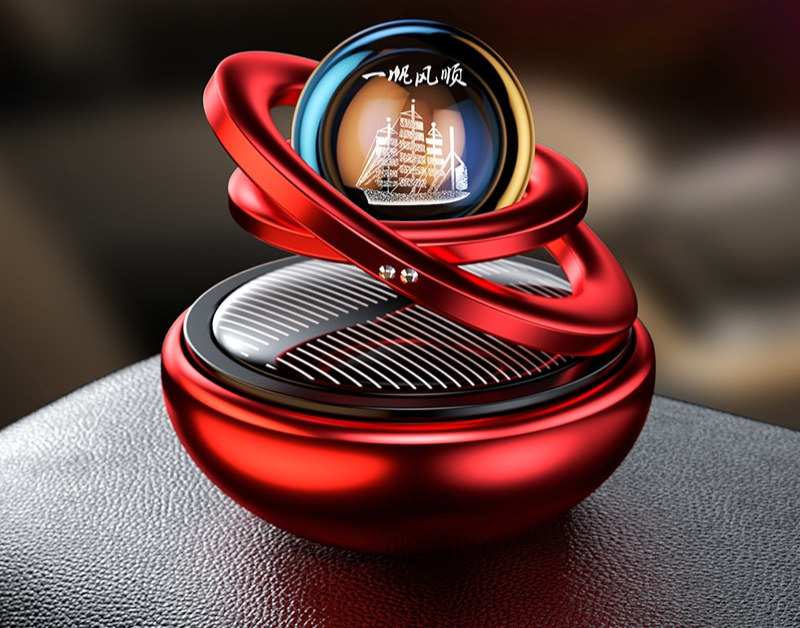 Deodorante per auto a energia solare con diffusione a 360° – 4 colori