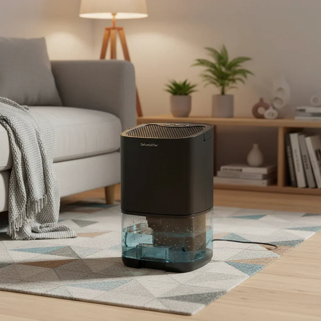 Deumidificatore portatile silenzioso per ambienti interni