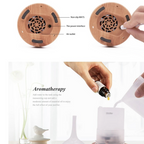 Diffusore di oli essenziali AromaBurst in vetro 3D con luci LED