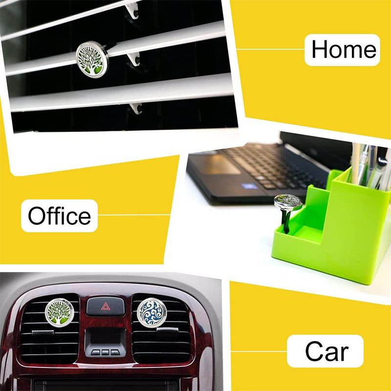 Diffusore di oli essenziali per auto con clip