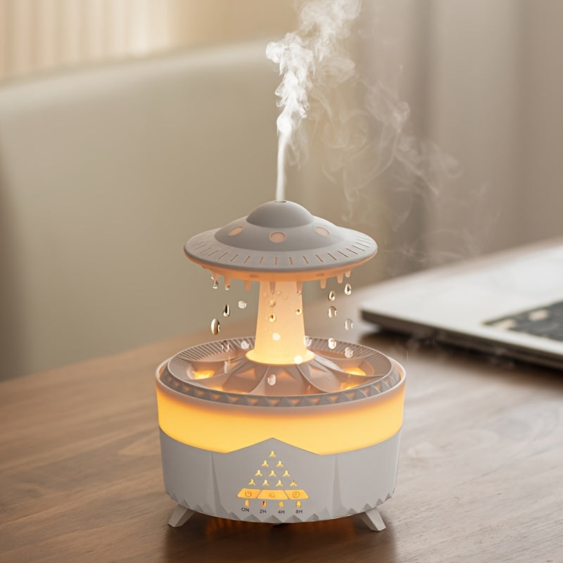 Diffusore di oli essenziali a goccia con luce LED e umidificatore