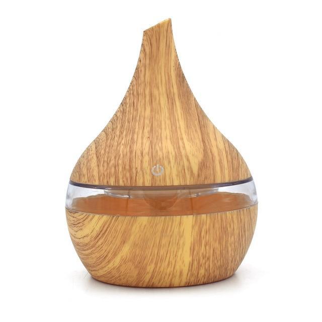 Diffusore di oli essenziali ad ultrasuoni con effetto legno