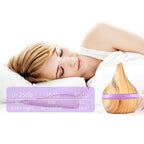 Diffusore di oli essenziali ad ultrasuoni con effetto legno
