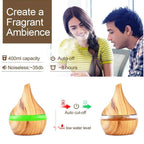 Diffusore di oli essenziali ad ultrasuoni con effetto legno