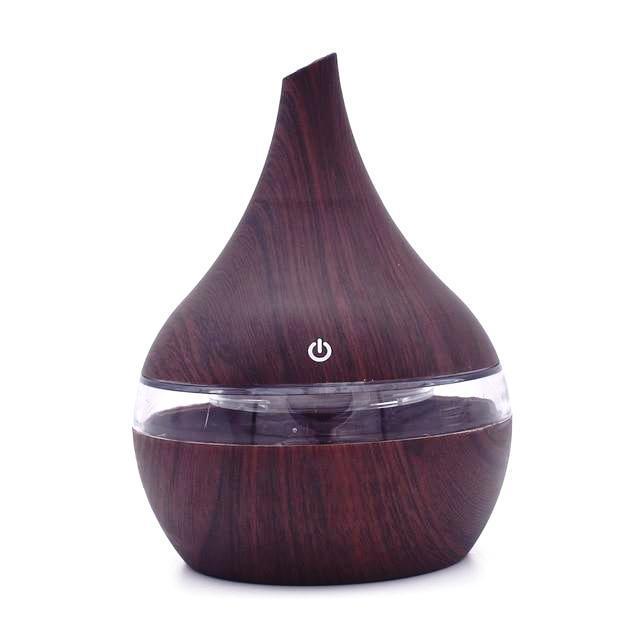 Diffusore di oli essenziali ad ultrasuoni con effetto legno