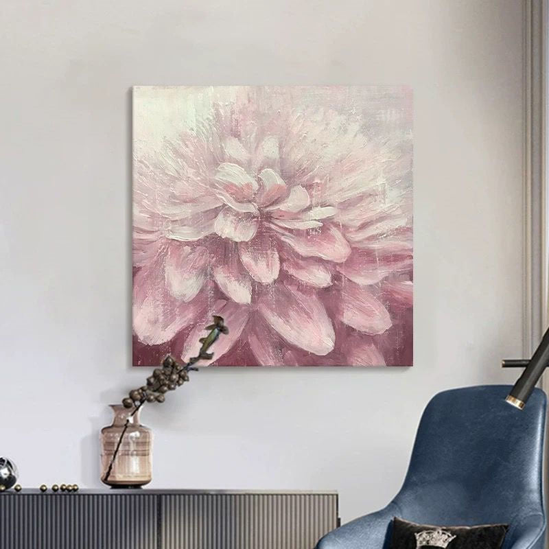 Dipinto a olio con fiori