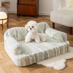 Divano ortopedico in peluche per cani