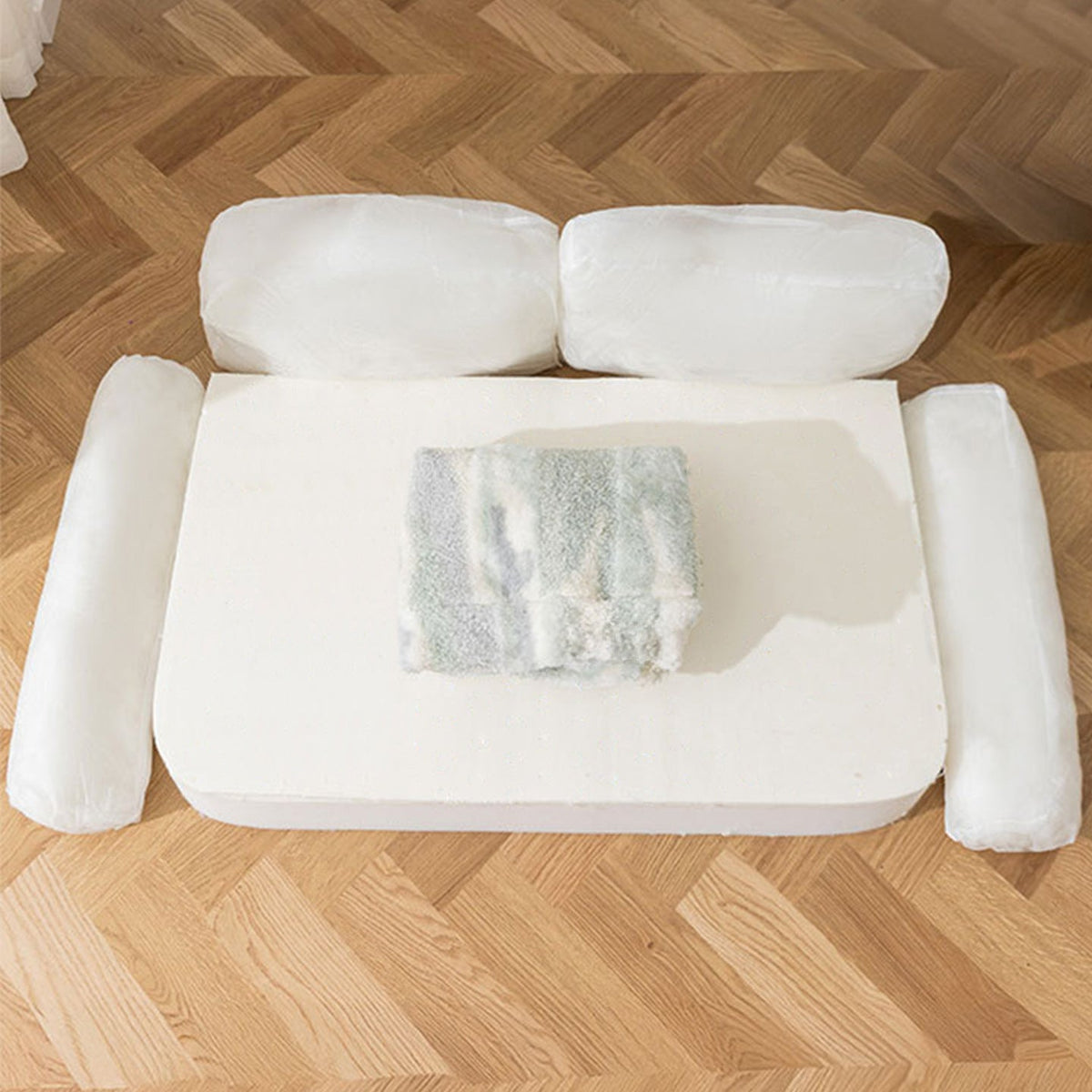 Divano ortopedico in peluche per cani