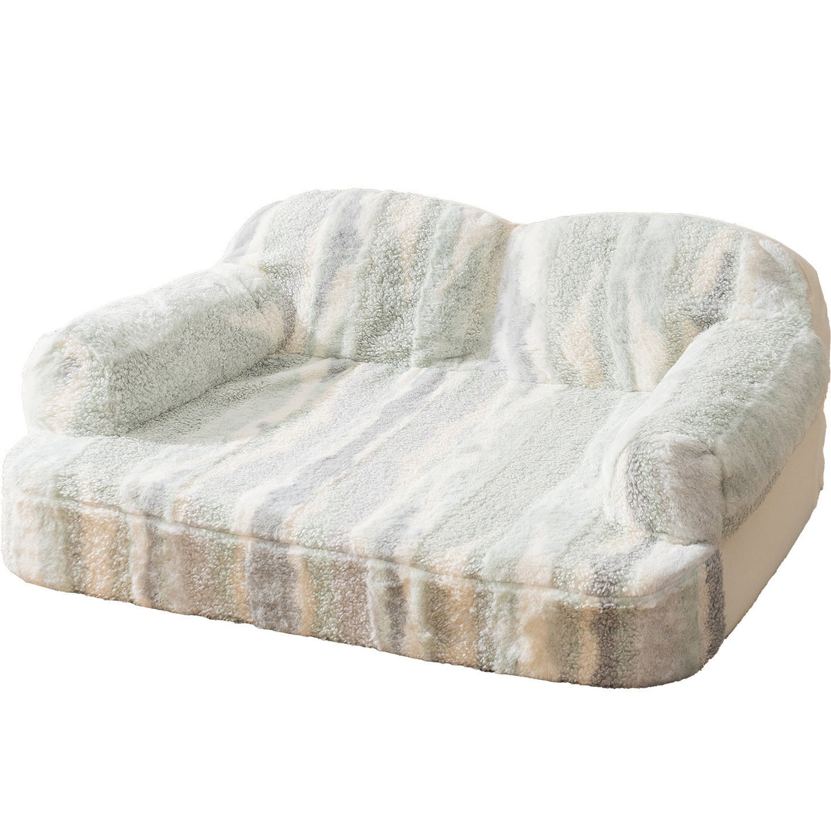 Divano ortopedico in peluche per cani