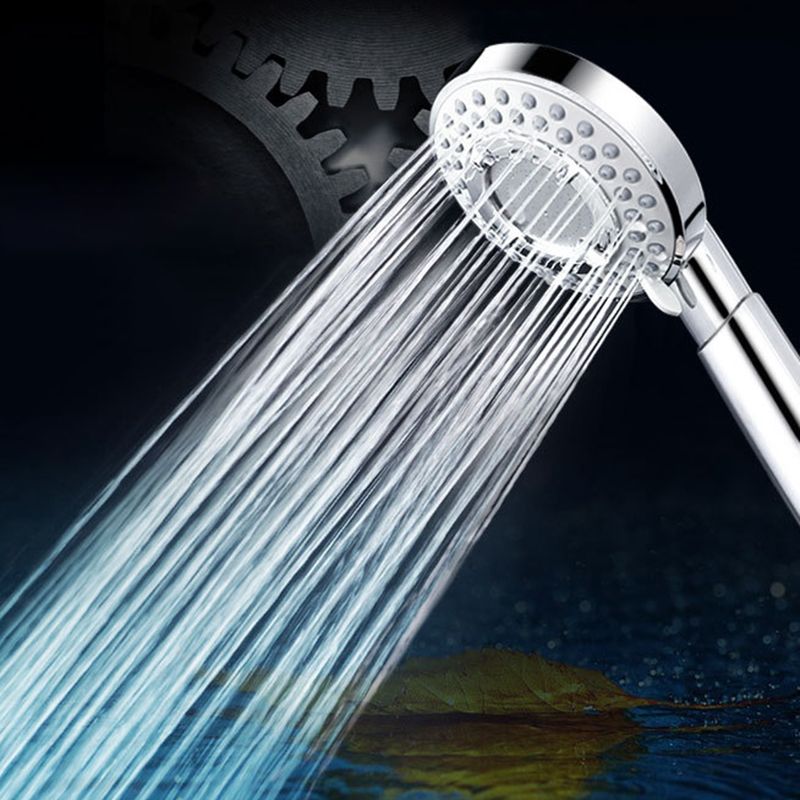 Doccetta a mano 3 getti in acciaio inox argentato con supporto a muro