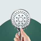 Doccetta tonda standard in metallo argentato