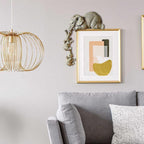 Elefanti seduti decorativi dipinti a mano