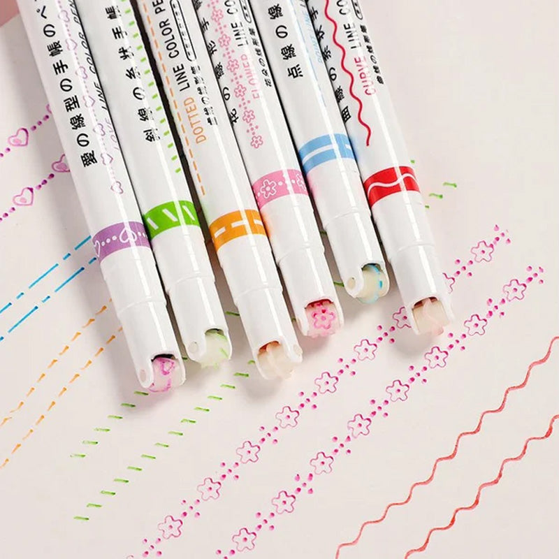 Evidenziatore doppia punta colorato