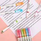 Evidenziatore doppia punta colorato