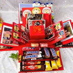 Explosion box regalo personalizzata con scomparto segreto e 8 farfalle in omaggio
