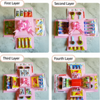 Explosion box regalo personalizzata con scomparto segreto e 8 farfalle in omaggio