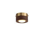 Faretto da soffitto cilindrico in legno LignaShine