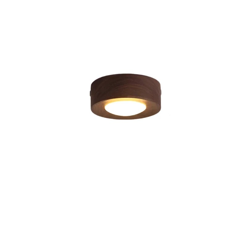 Faretto da soffitto cilindrico in legno LignaShine