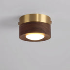 Faretto da soffitto cilindrico in legno LignaShine