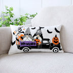 Federa decorativa ricamata per Halloween 30×50 cm