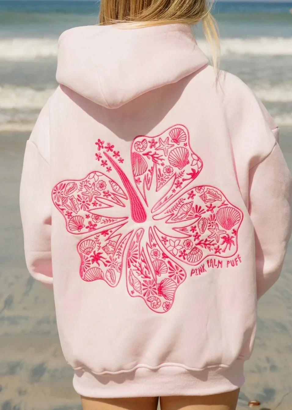 Felpa oversize con stampa tropicale - Streetwear comoda
