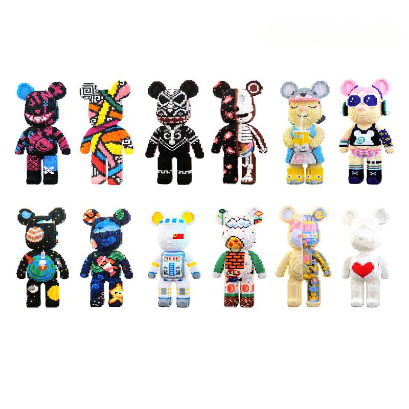 Figure orso pixel art fai da te – Costruzione creativa e decorazione da collezione