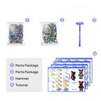 Figure orso pixel art fai da te – Costruzione creativa e decorazione da collezione