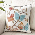 Fodera per cuscino ricamata stile country 45 × 45 cm
