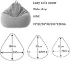 Fodera per pouf gigante in lino – comfort ergonomico e stile contemporaneo