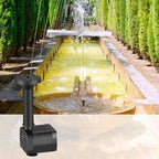 Fontana solare da giardino con pompa ad energia solare