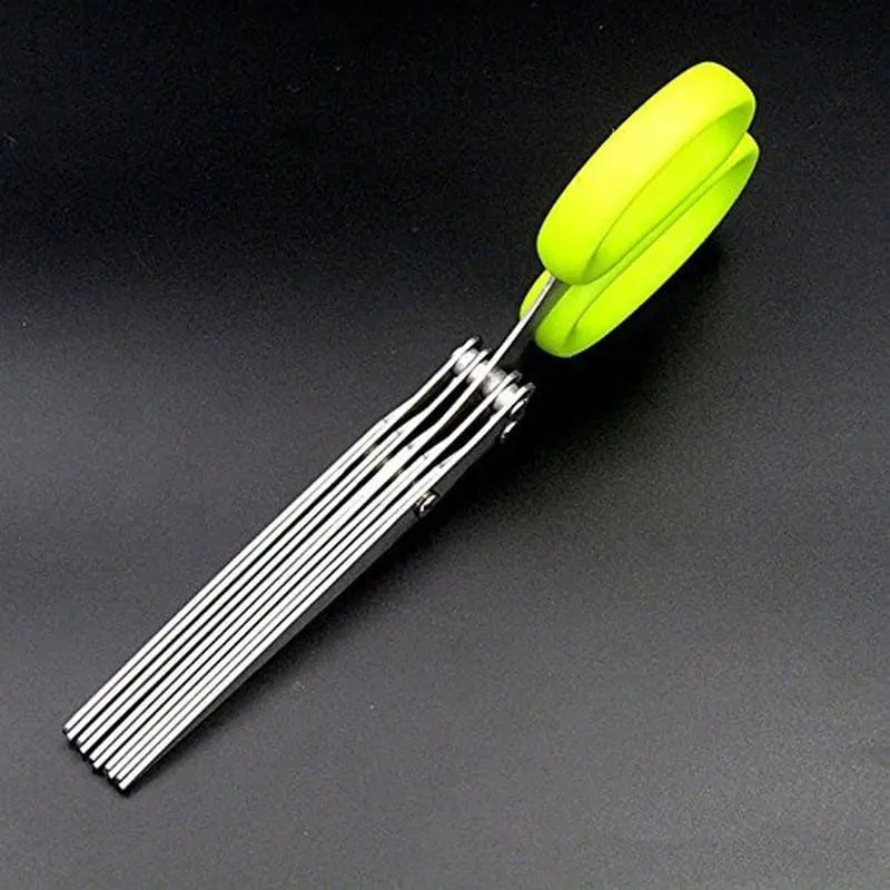 Forbici da cucina a 5 lame per erbe aromatiche – Taglia in un attimo e sostituisce il coltello