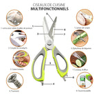 Forbici da cucina multifunzione