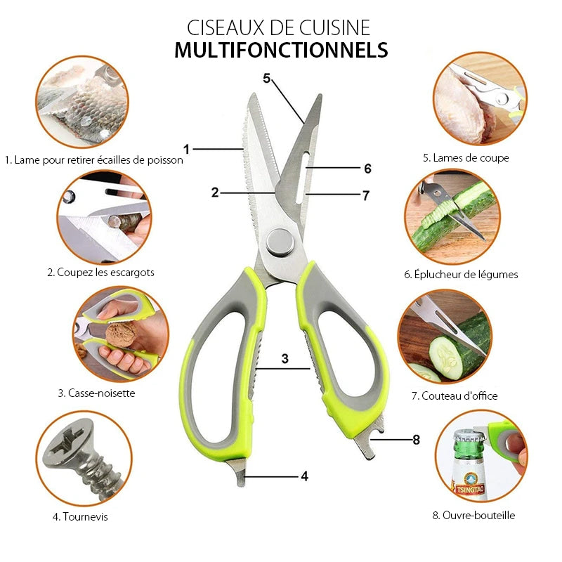 Forbici da cucina multifunzione