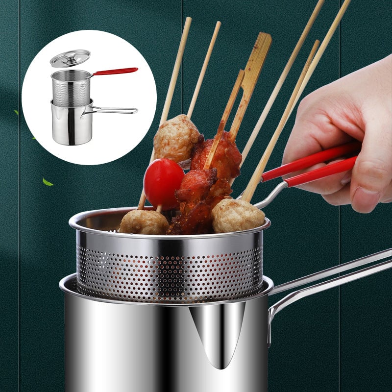 Friggitrice multifunzione in acciaio inox 304