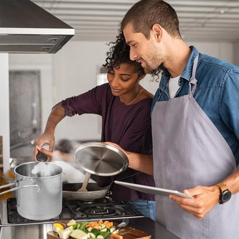 Friggitrice multifunzione in acciaio inox 304