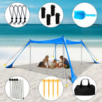 Gazebo da esterno con telo parasole