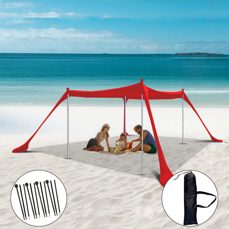 Gazebo da esterno con telo parasole