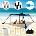 Gazebo da esterno con telo parasole