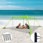 Gazebo da esterno con telo parasole