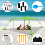 Gazebo da esterno con telo parasole