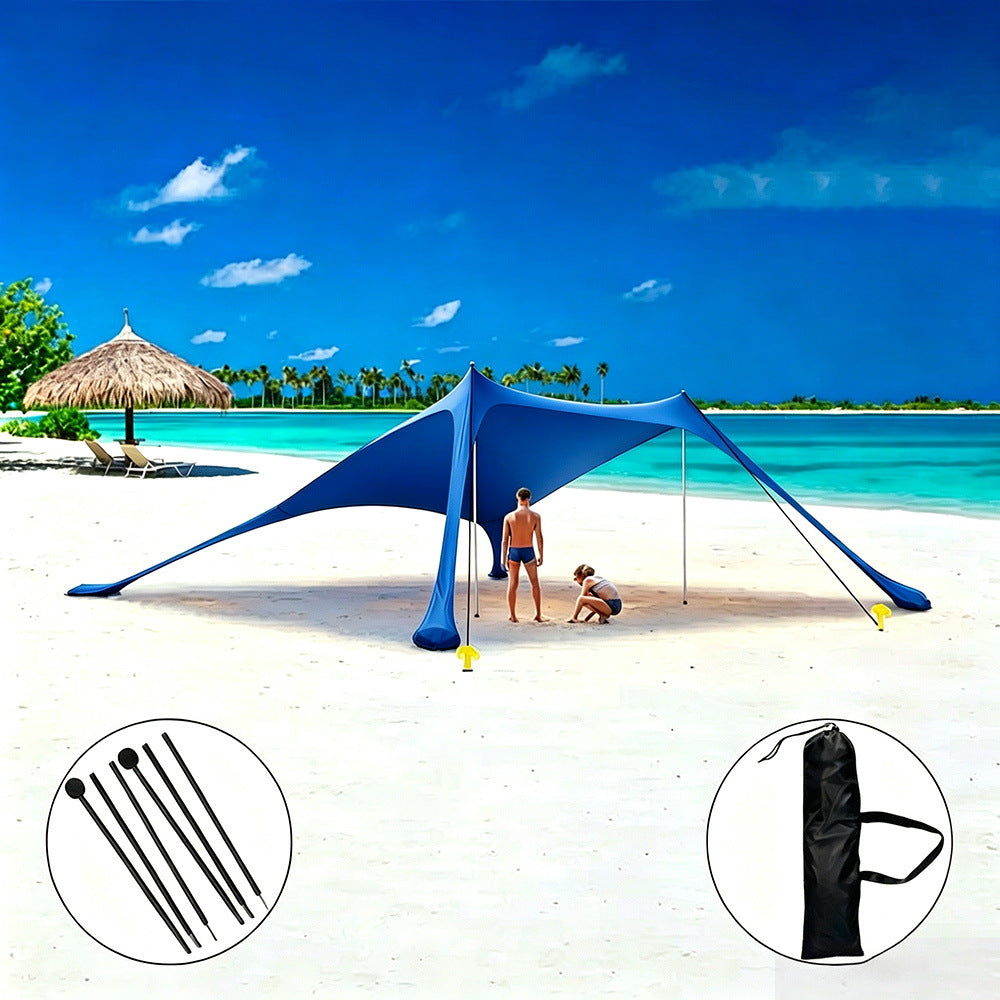 Gazebo da esterno con telo parasole