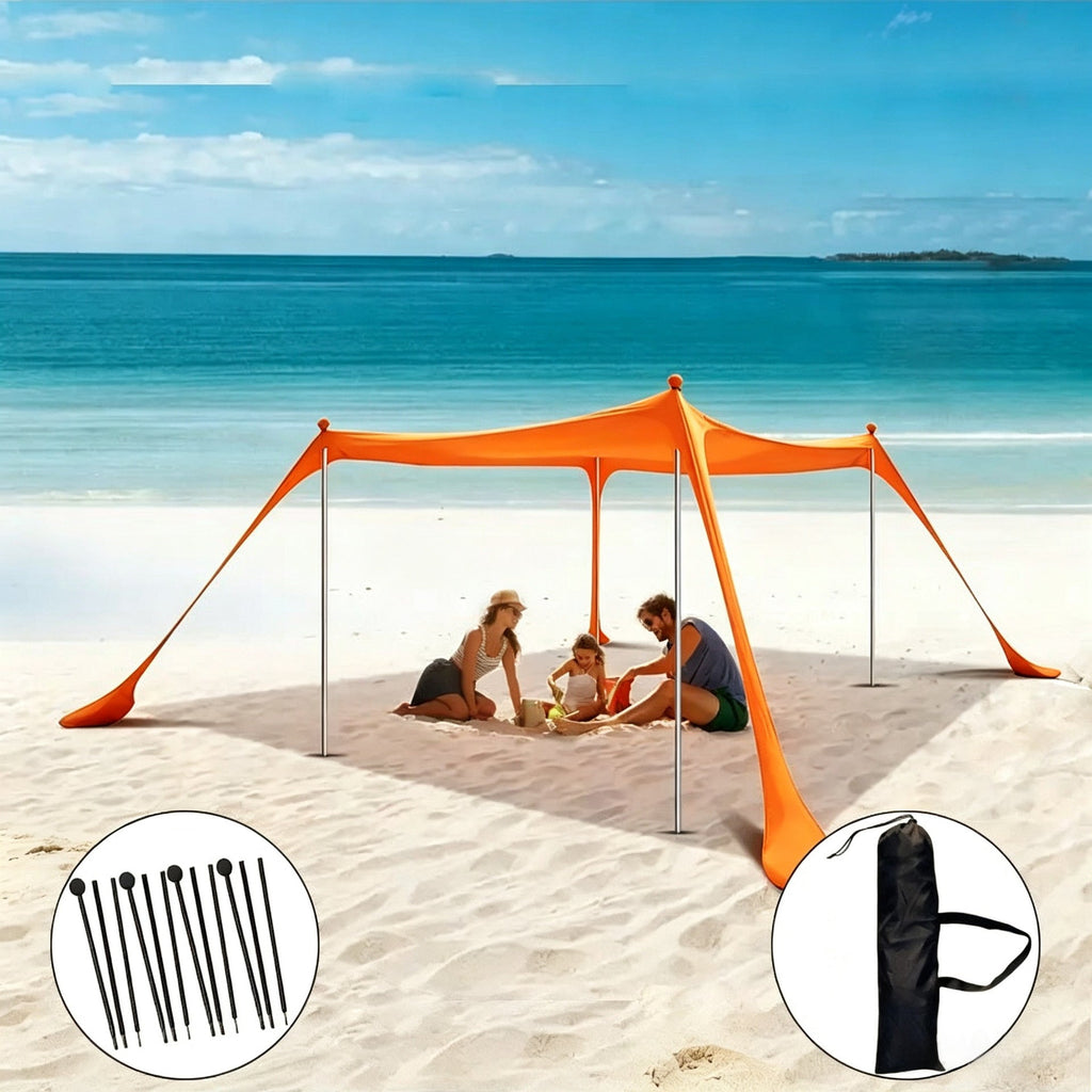 Gazebo da esterno con telo parasole