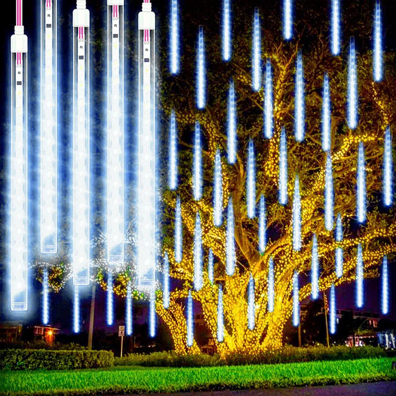 Ghirlanda LED impermeabile a forma di gocce cadenti