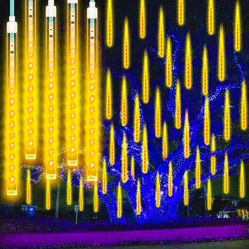 Ghirlanda LED impermeabile a forma di gocce cadenti
