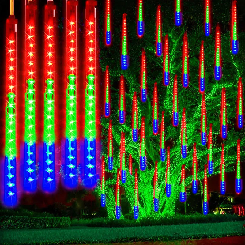 Ghirlanda LED impermeabile a forma di gocce cadenti
