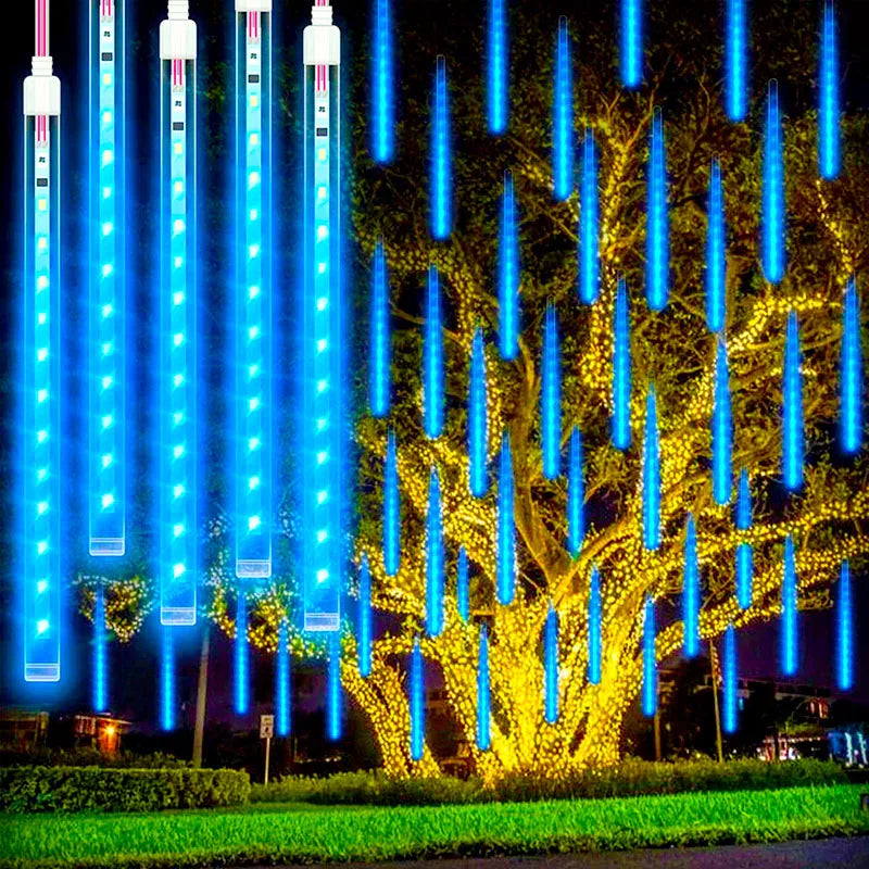 Ghirlanda LED impermeabile a forma di gocce cadenti