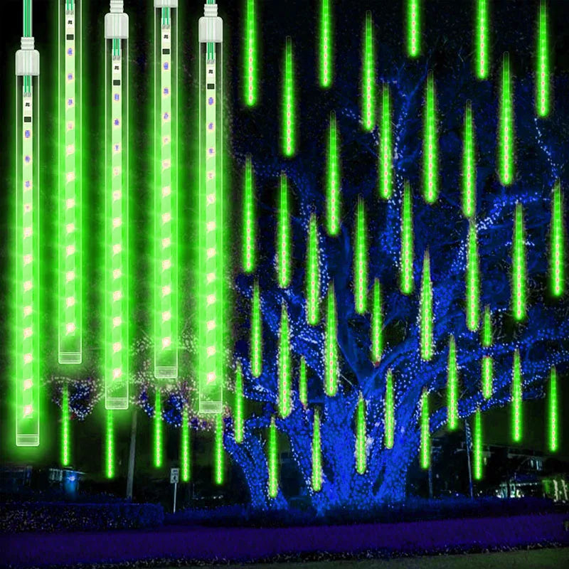 Ghirlanda LED impermeabile a forma di gocce cadenti