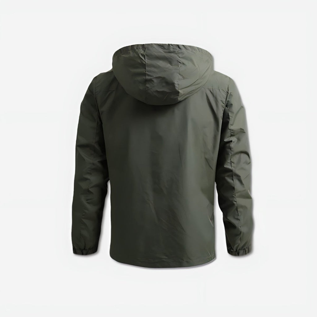 Giacca antivento con trattamento DWR