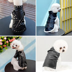 Giacca in similpelle per cani e gatti